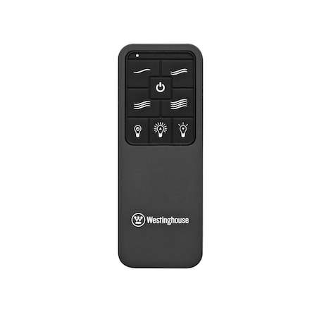 Westinghouse Remote Control Ceiling Fan 4 Speeds and -Light Dimmablemer Backlit, Black 7787900